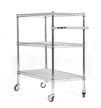 Ciągłe systemy regałów metalowych do magazynu na zapleczu gastronomii